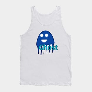 Blue ghost Tank Top